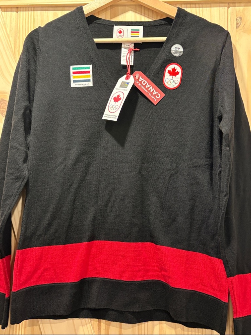 2014 Olympic Canada athlete sample merino wool Sweater
